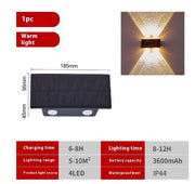 Solar Outdoor Light Villa Courtyard