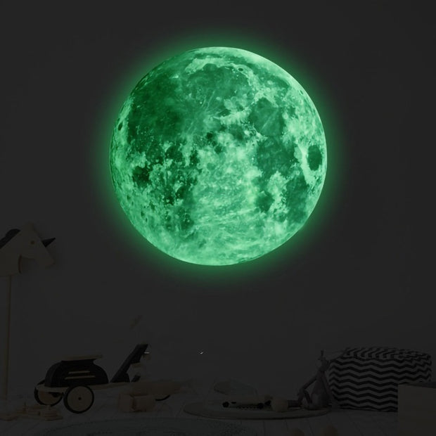 Moon Wall Stickers Creative Home Pvc Glow Sticker