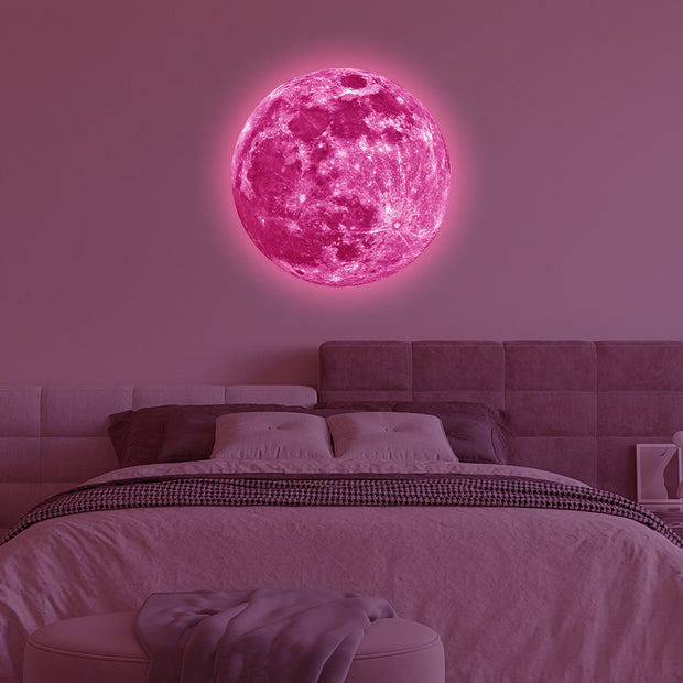 Moon Wall Stickers Creative Home Pvc Glow Sticker