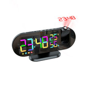 Multifunctional RGB Radio Projection Clock Creative