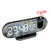 Multifunctional RGB Radio Projection Clock Creative
