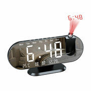 Multifunctional RGB Radio Projection Clock Creative