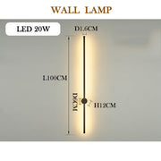 RGB wall lamp living room