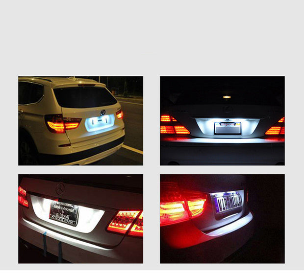 Minimalist Household LED License Plate Lights